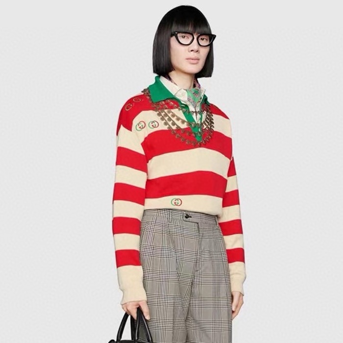 グッチレディースポロセーターc1546