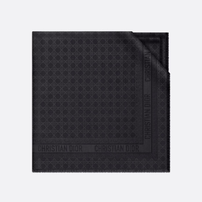 ディオールレディースブラックマフラーc2288