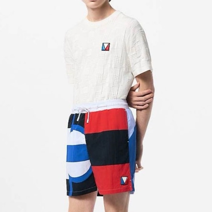 ルイヴィトンメンズラウンド半袖Tシャツc1553