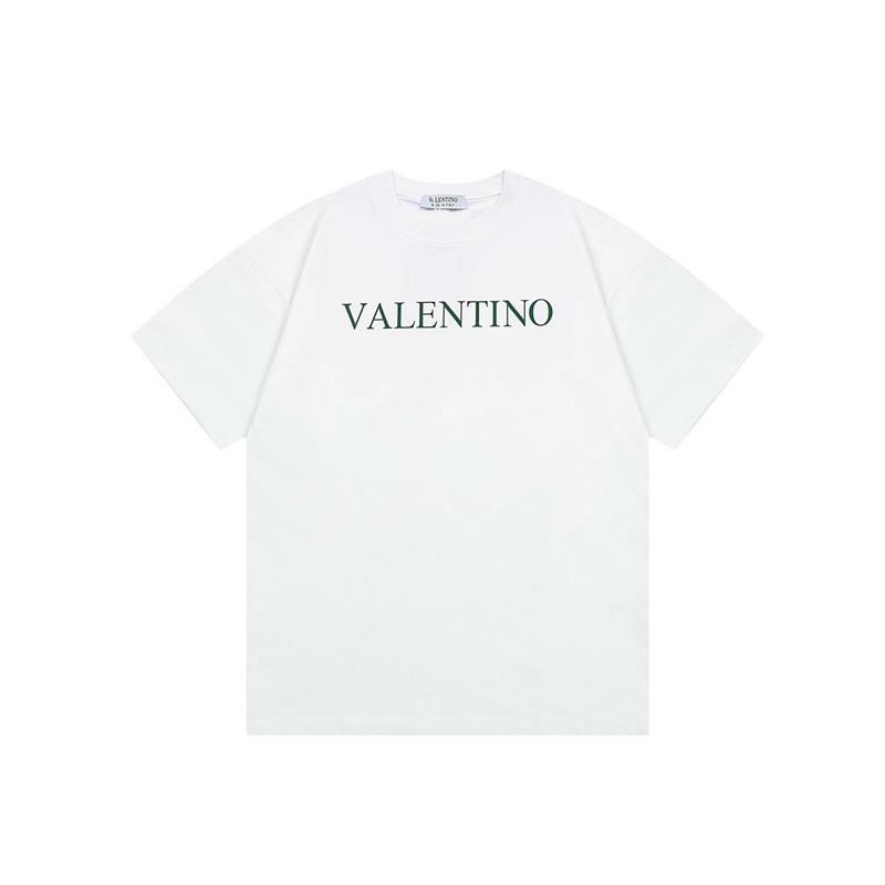 ヴァレンティノメンズホワイト半袖Tシャツc1575
