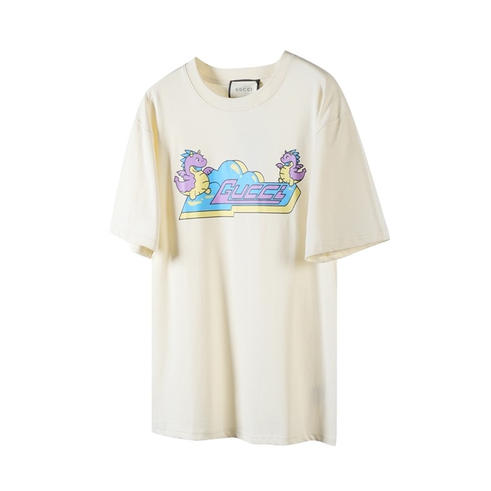 グッチメンズラウンド半袖Tシャツc1775