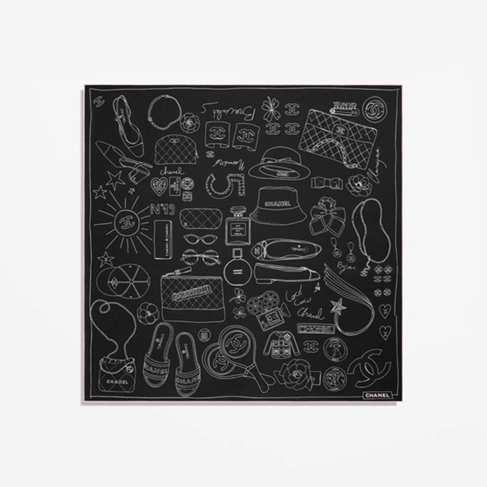 シャネルレディースブラックニットc2323