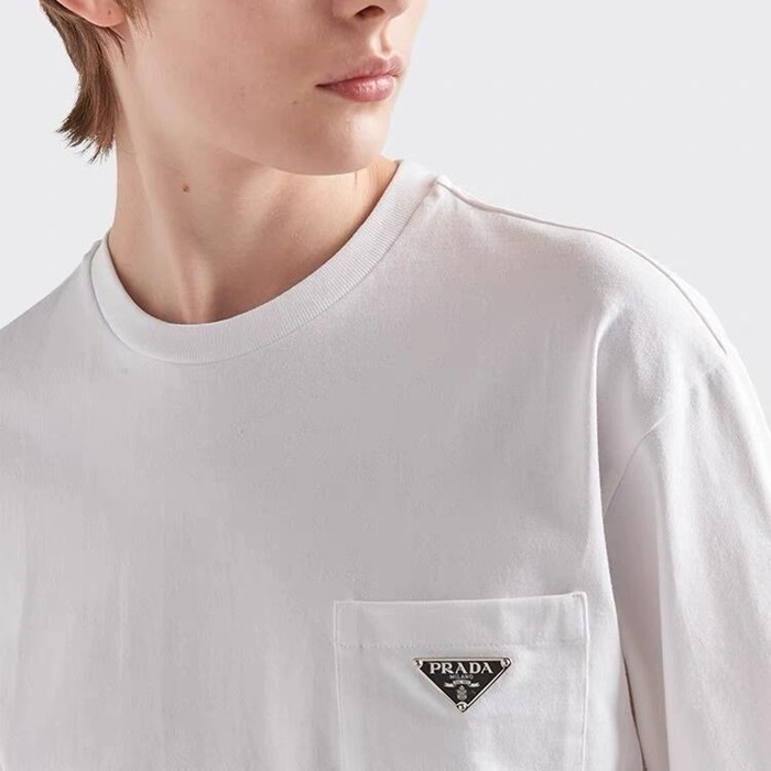 プラダメンズラウンド長袖Tシャツc1811