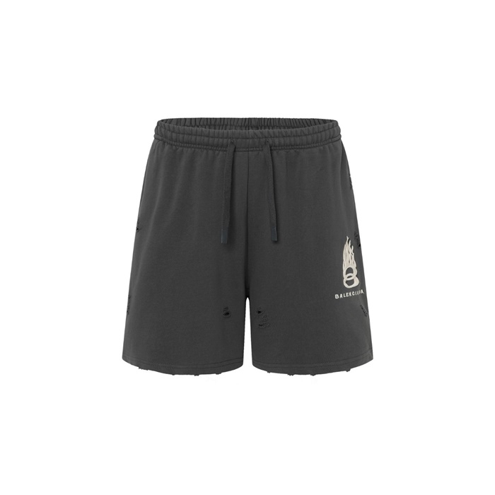 バレンシアガメンズグレーショートパンツc1885