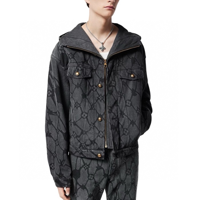 ルイヴィトンメンズフードジャケットc1908