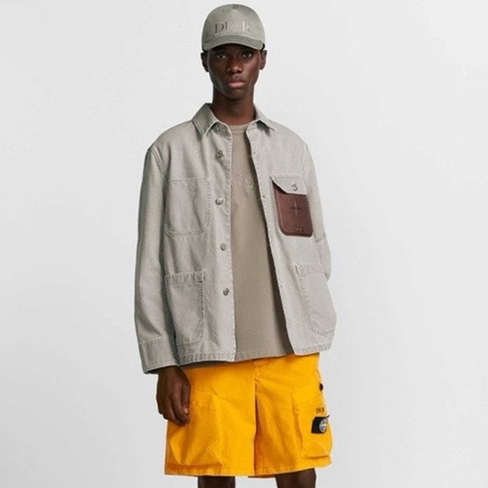 ディオールメンズグレーシャツドレスシャツc1912