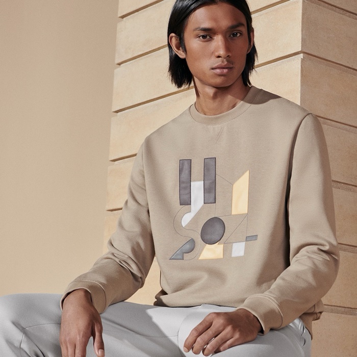 エルメスメンズラウンドスウェットシャツc1931