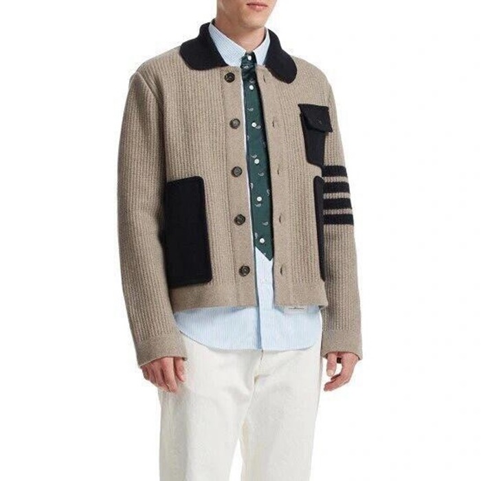 トムブラウンメンズポロニットc1943