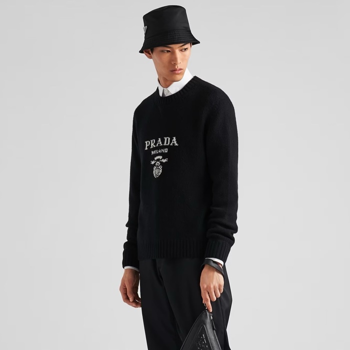 プラダメンズクルーネックセーターc1962