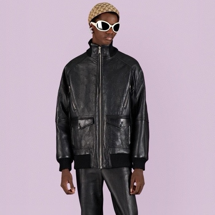 グッチメンズレザージャケットc1967