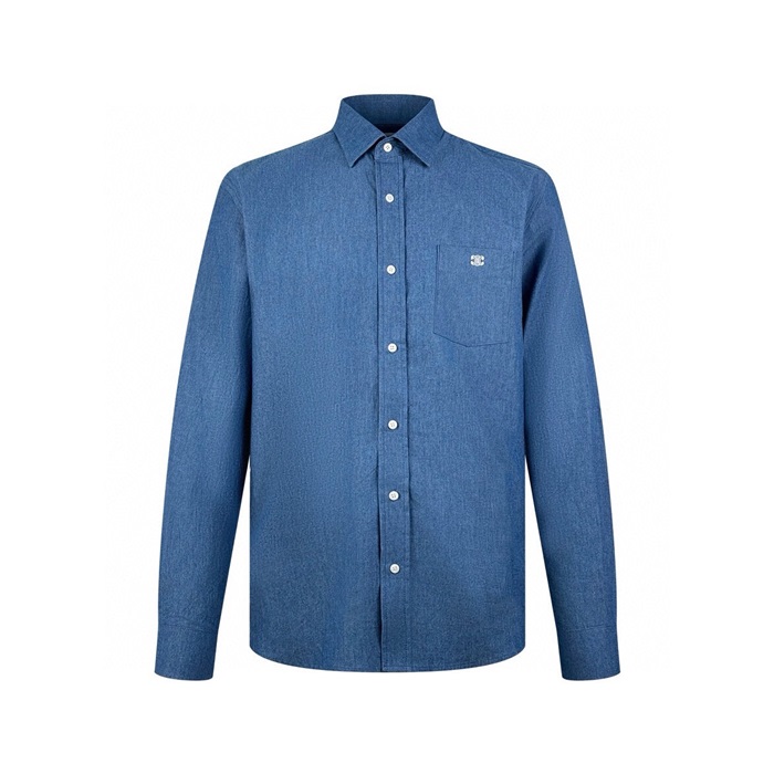 セリーヌメンズクラシックシャツドレスシャツc1977