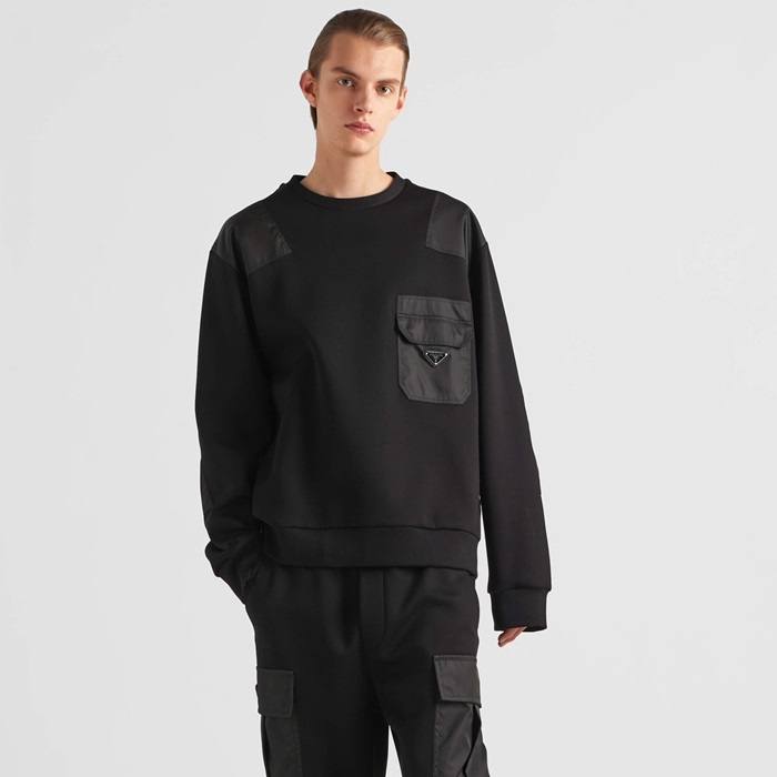 プラダメンズラウンドスウェットシャツc1989