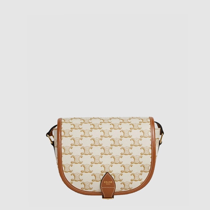 セリーヌレディーストリオンフフォルコバッグミディアムb2354