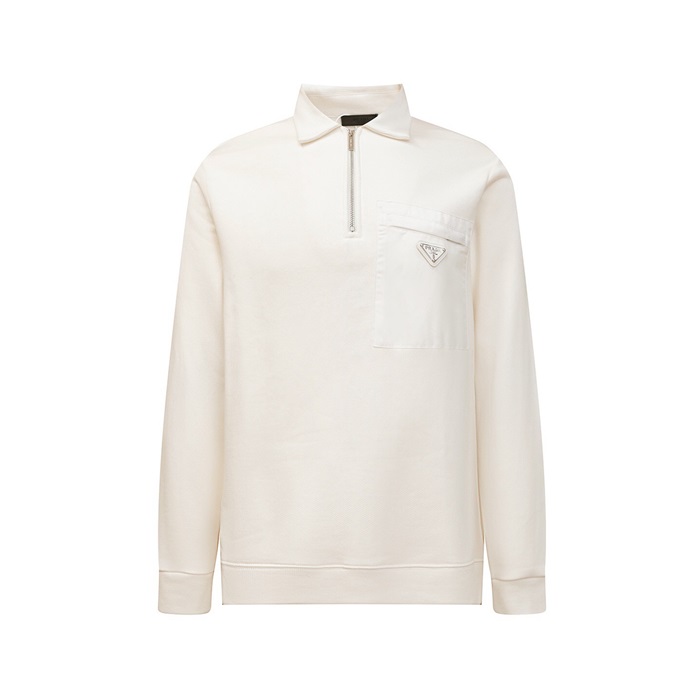 プラダメンズジップアップスウェットシャツ-c2004