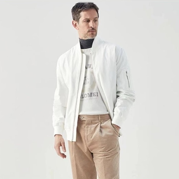 ブルネロクチネリメンズボンバージャケットu2052