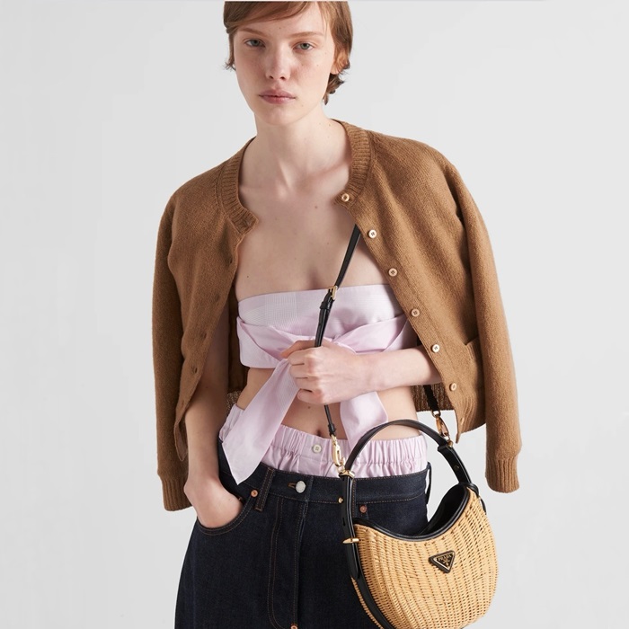 プラダレディースアルクショルダーバッグb2393