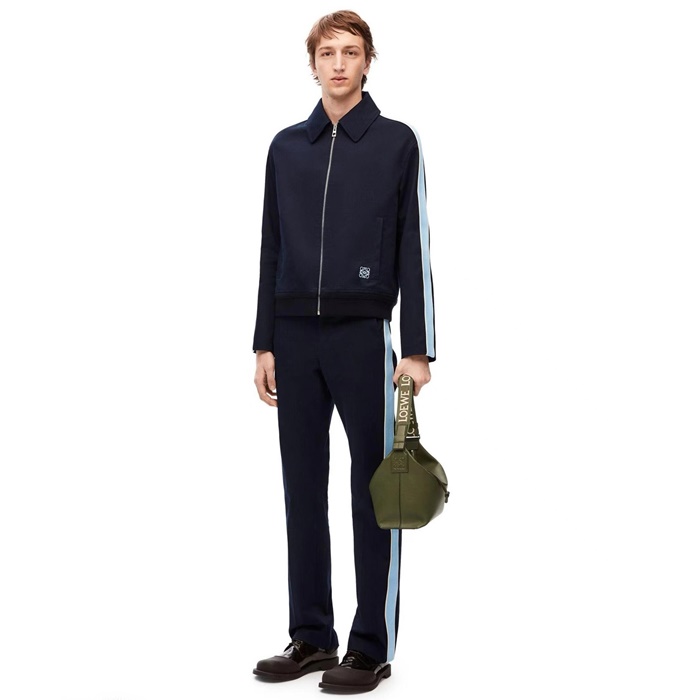 ロエベメンズネイビートレーニングふくc2112