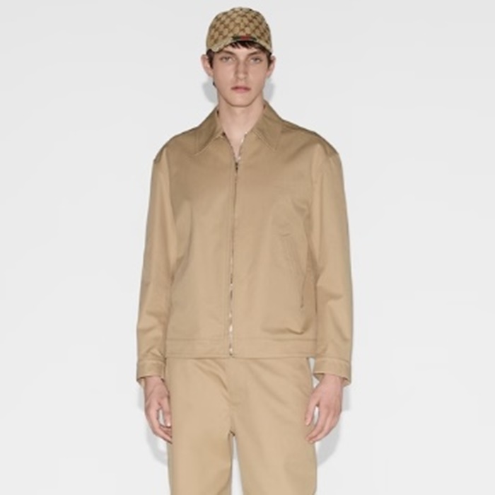 グッチメンズベージュジャケットc2124