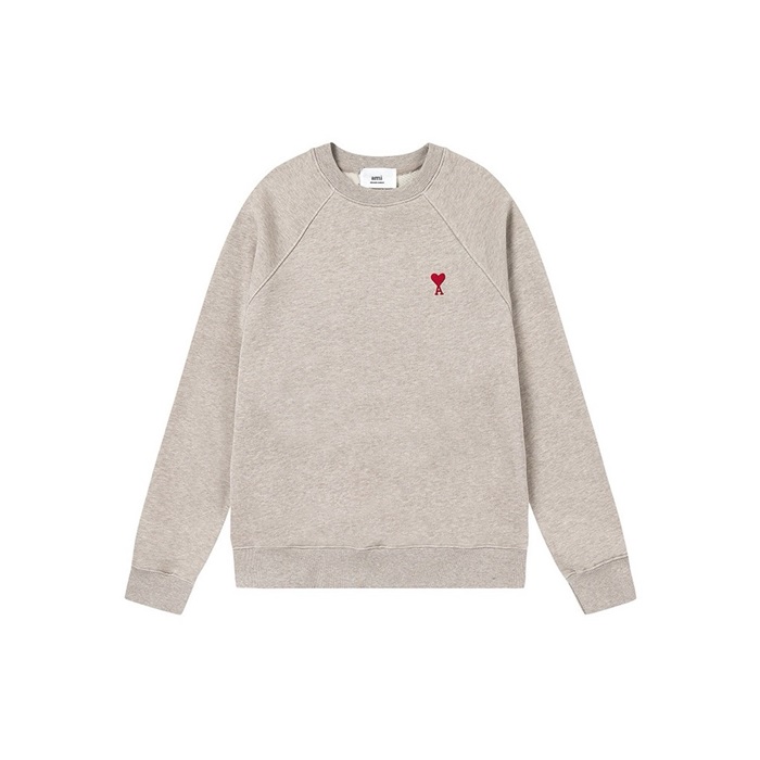 アミメンズベージュスウェットシャツc2136