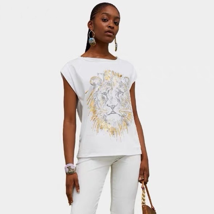 マックス＆コーレディースクルーネック半袖Tシャツc2168