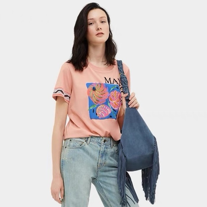 マックス＆コーレディースクルーネック半袖Tシャツc2173