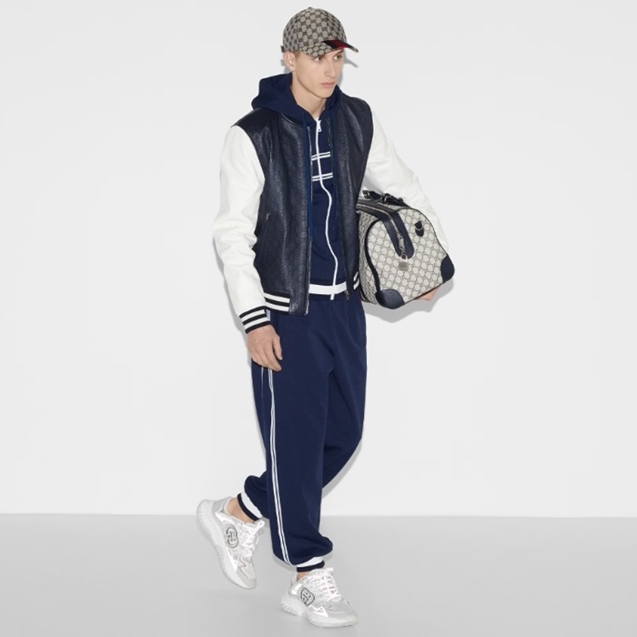 グッチメンズネイビートレーニングふくc2185