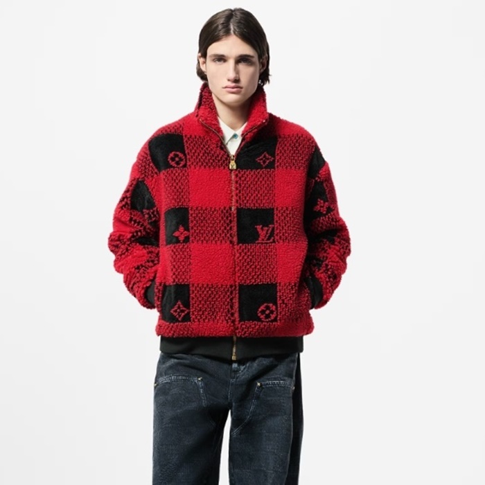 ルイヴィトンメンズダミエブルゾンc2210