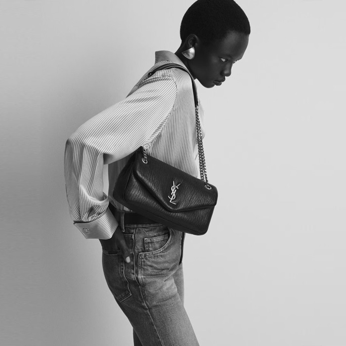 サンローランレディースカリプソチェーンショルダーバッグb2460