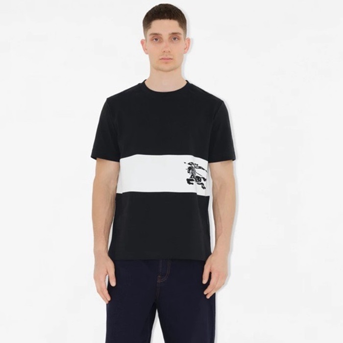 バーバリーメンズラウンド半袖Tシャツc2198