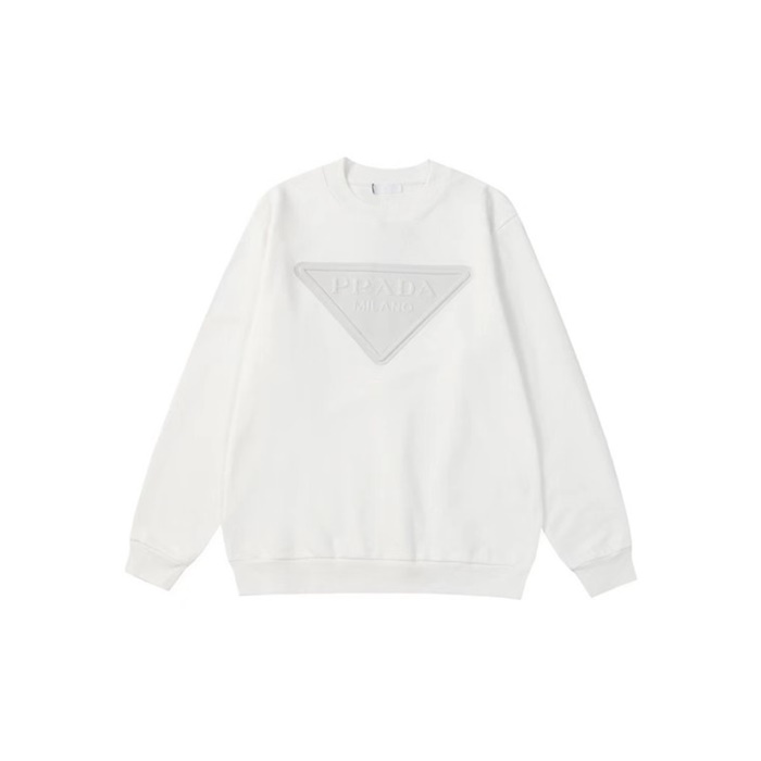 プラダメンズホワイトスウェットシャツc2213