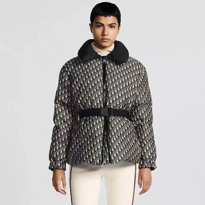 ディオールレディースブラックベルトジャケットc2215