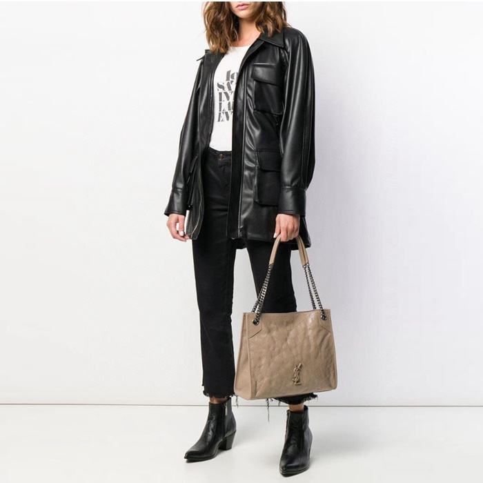 サンローランレディースニキショッパーバッグb2503