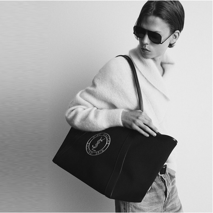 サンローランユニセックスリヴゴーシュショッパーバッグb2593