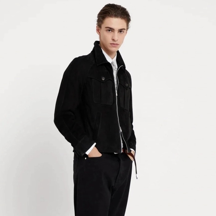 ブルネロクチネリメンズレザージャケットc2229