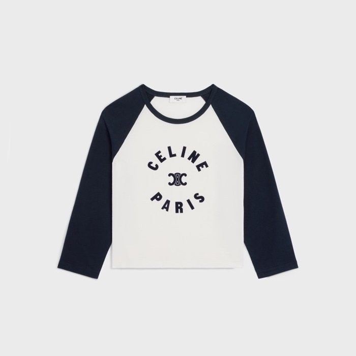 セリーヌレディースラウンド長袖Tシャツc2282