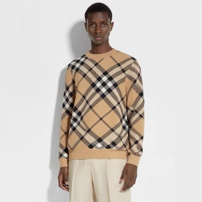 バーバリーメンズクルーネックセーターc2291