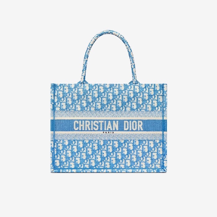 ディオールレディースコーンフラワーオブリークエンブロイダードブックトートバッグミディアムi2582