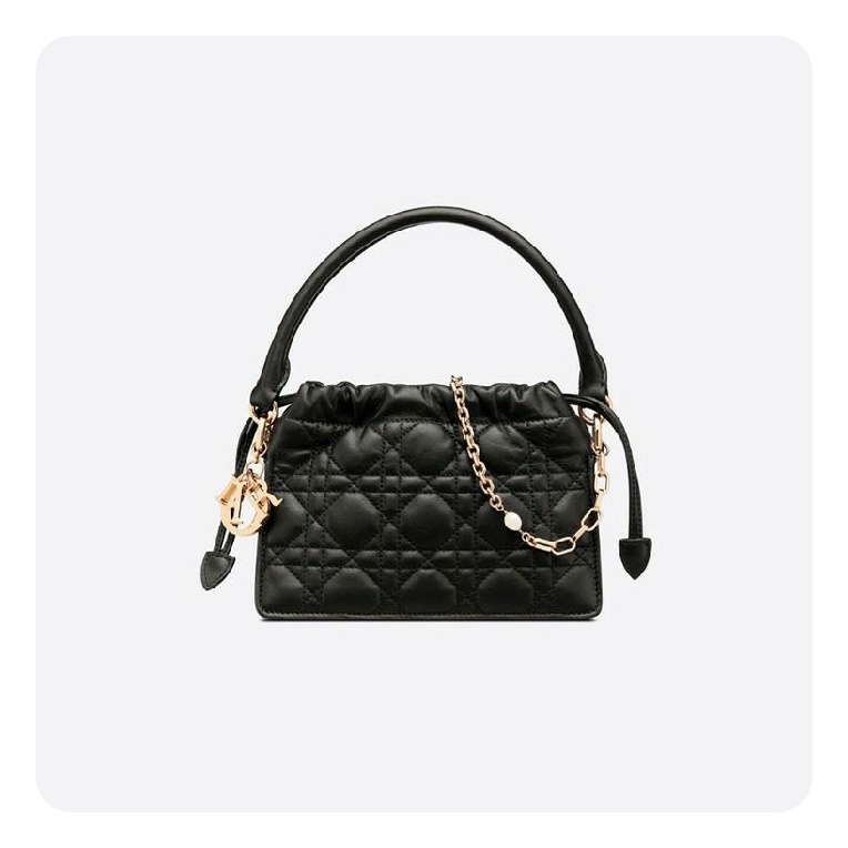 ディオールレディースレディミニトップハンドルドローストリングバッグi2612