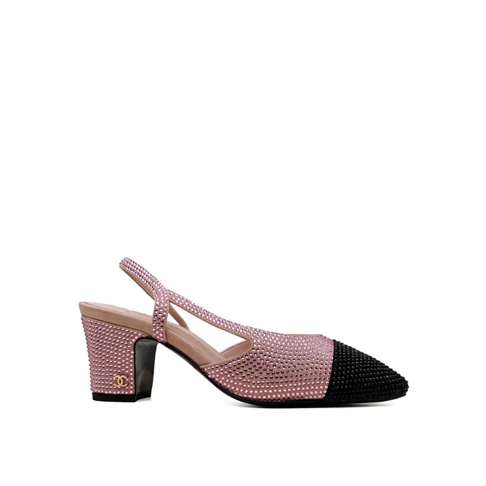 シャネルレディースミドルヒールスリングバッグs1455