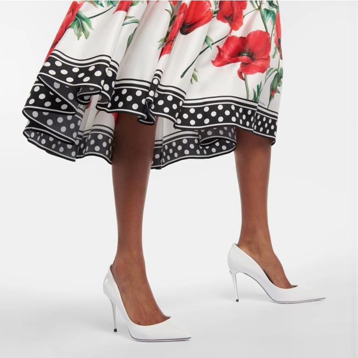 ドルチェ＆ガッバーナレディースホワイトパンプスs1537