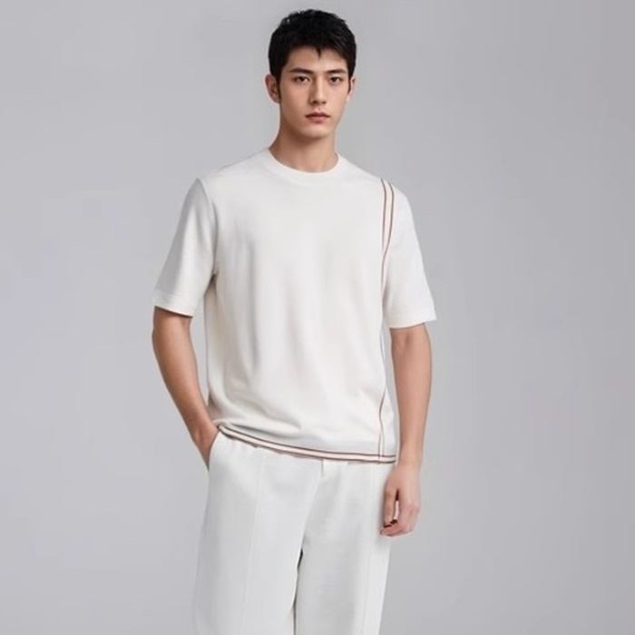 エルメスメンズラウンド半袖Tシャツc2410