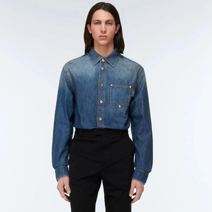 ボッテガヴェネタメンズデニムシャツc2438