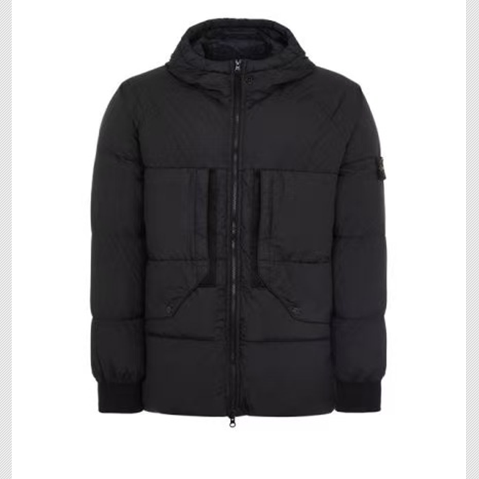 ストーンアイランドメンズメタルパッチパディングジャケットc2523