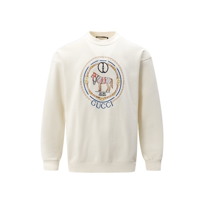 グッチメンズラウンド長袖Tシャツc2559