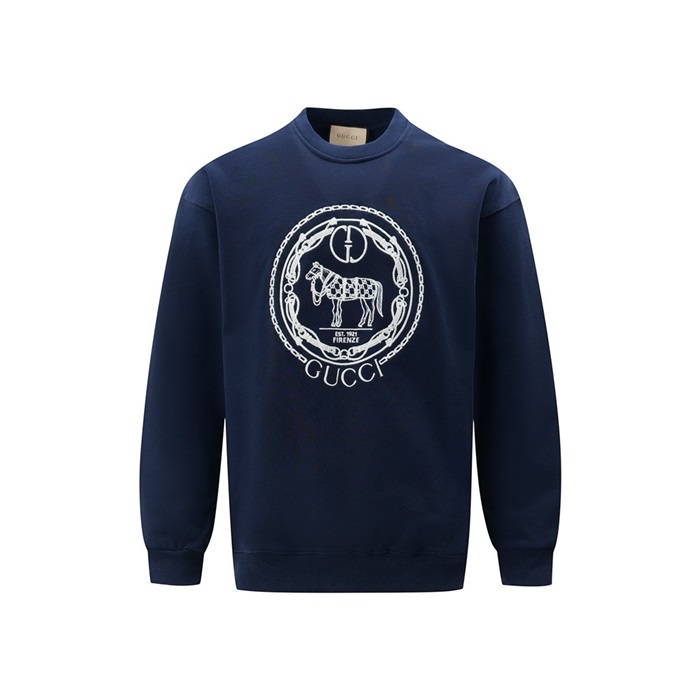 グッチメンズラウンド長袖Tシャツc2560