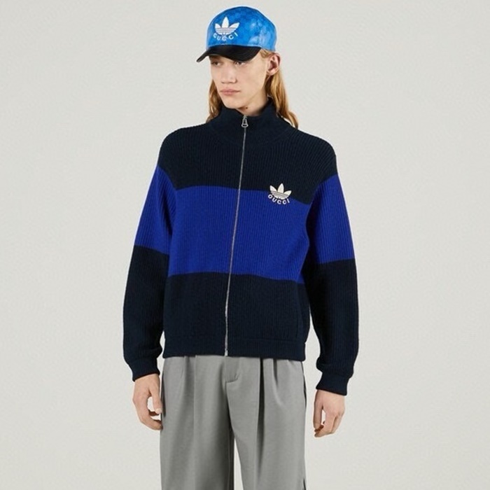 グッチメンズジップアップセーター-c2596