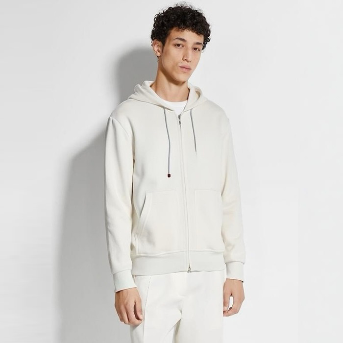 ブルネロクチネリメンズジップアップフーディ-c2628