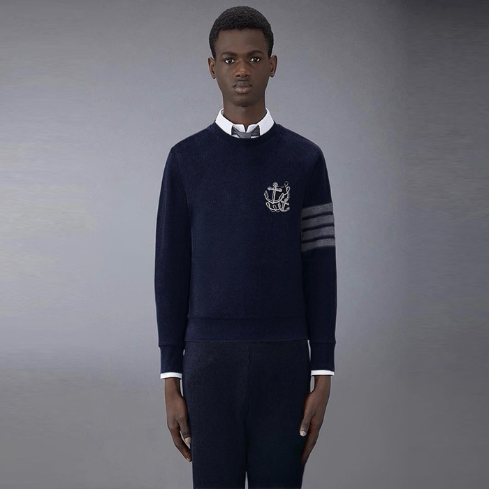 トムブラウンメンズラウンドスウェットシャツc2632