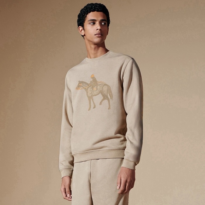 エルメスメンズラウンドスウェットシャツc2644