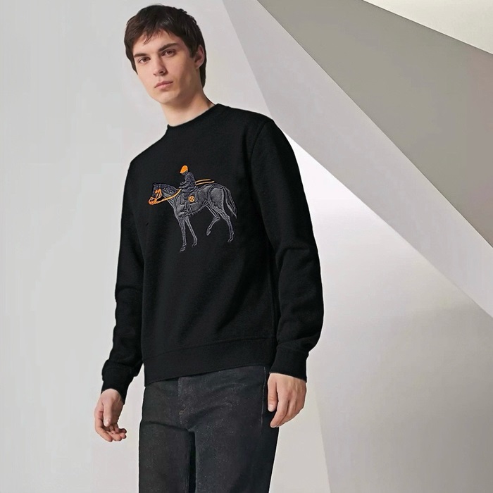 エルメスメンズラウンドスウェットシャツc2645